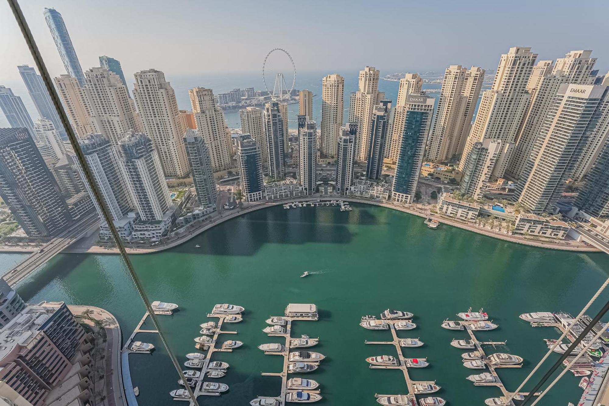 Modern 2Br High Floor Haven In Vida Dubai Marina Apartment Exterior photo