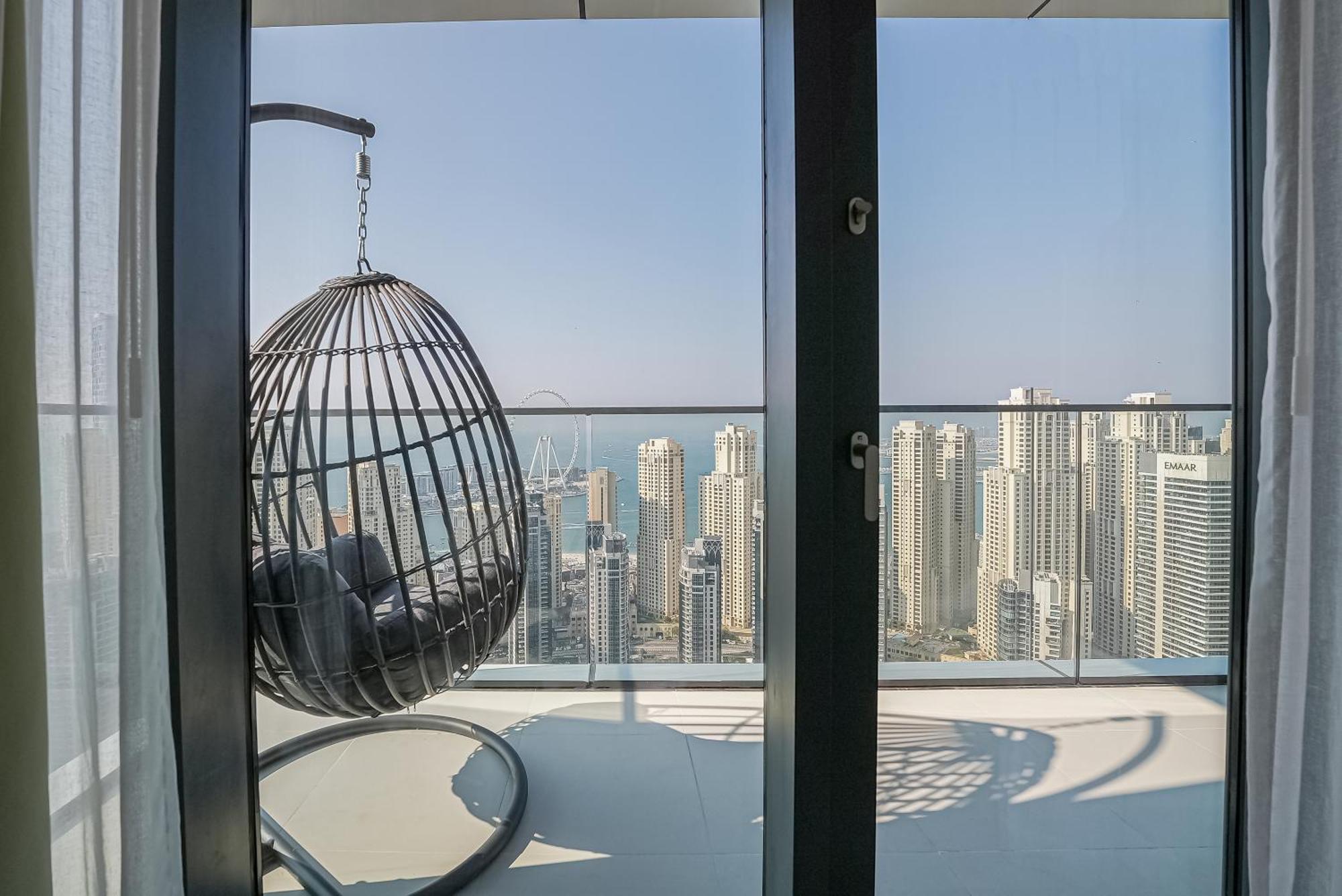Modern 2Br High Floor Haven In Vida Dubai Marina Apartment Exterior photo