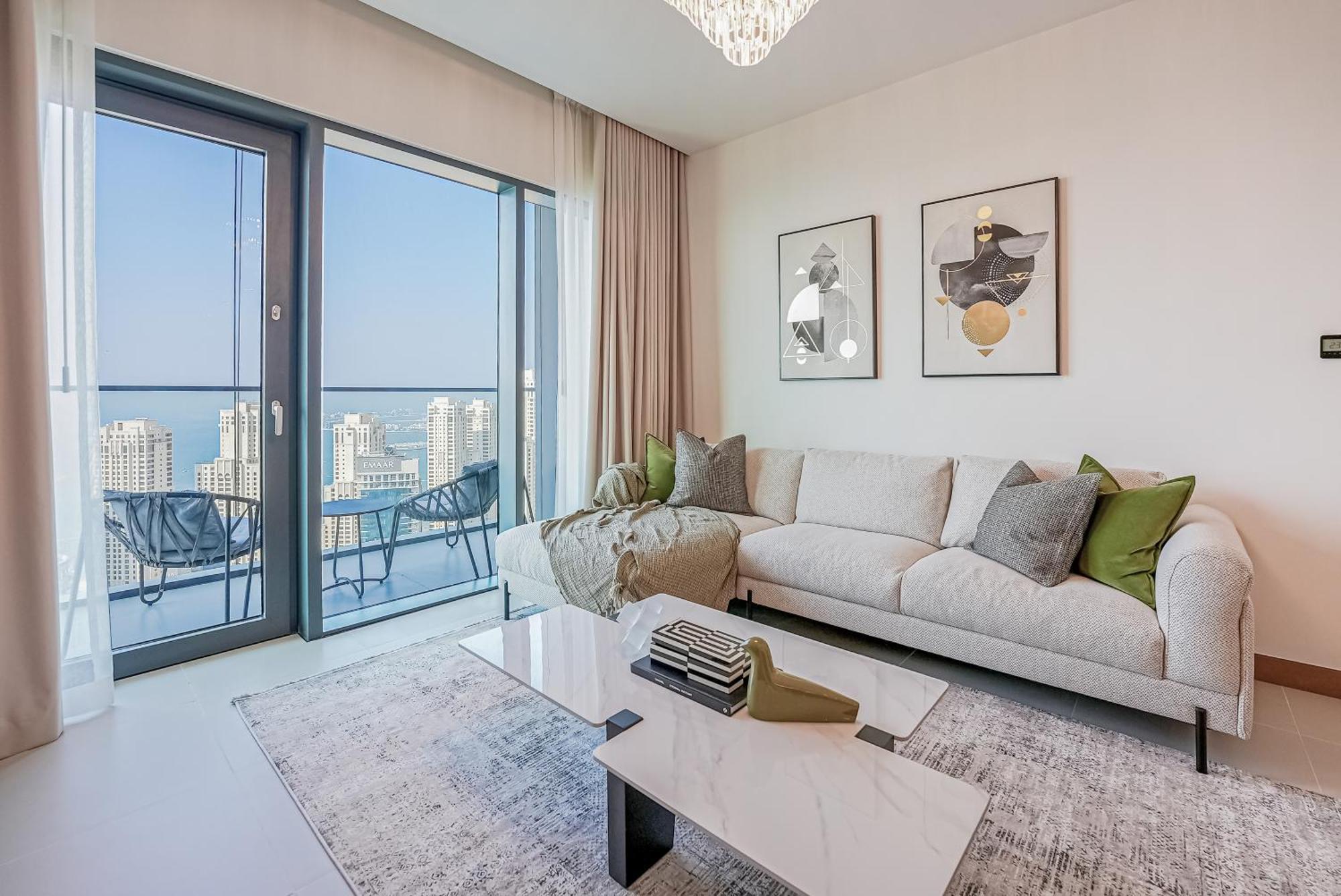 Modern 2Br High Floor Haven In Vida Dubai Marina Apartment Exterior photo