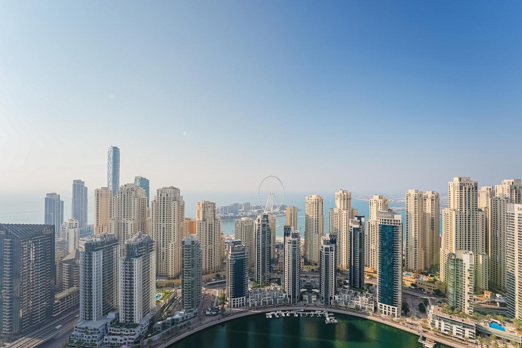 Modern 2Br High Floor Haven In Vida Dubai Marina Apartment Exterior photo